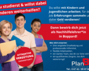Jobs für Studenten bei PlanB in Boppard