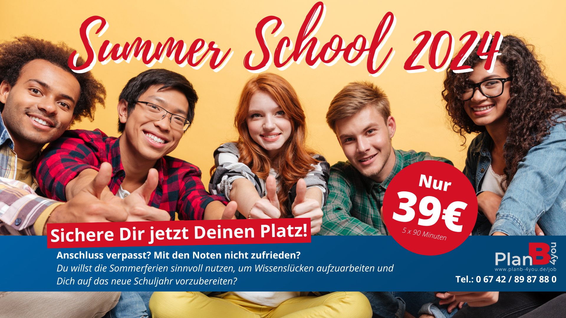 Angebot Summer School von Plan B aus Boppard